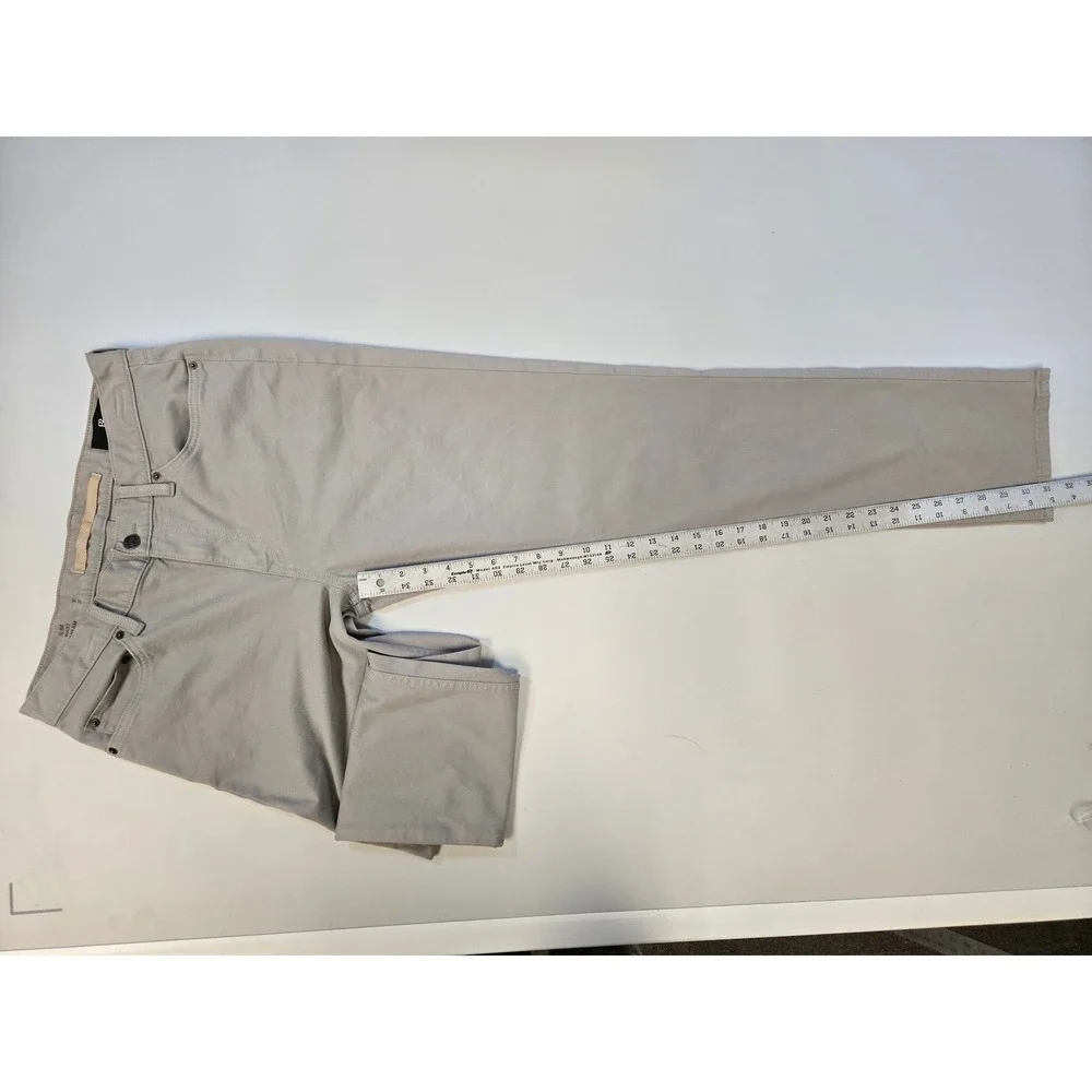 Banana Republic Traveler Pants Mens 31x32‎ Slim Fit Light Gray Italian Fabric